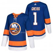 Maglia Hockey New York Islanders Thomas Greiss Autentico Home 2018 Blu