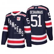 Maglia Hockey New York Rangers David Desharnais Autentico 2018 Winter Classic Blu