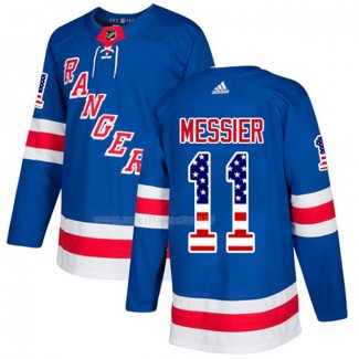 Maglia Hockey New York Rangers Messier Blu
