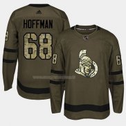 Maglia Hockey Ottawa Senators Mike Hoffman 2018 Salute To Service Verde Militare