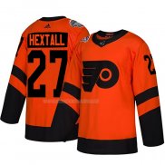 Maglia Hockey Philadelphia Flyers Ron Hextall Autentico 2019 Stadium Series Arancione