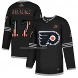 Maglia Hockey Philadelphia Flyers Wayne Simmonds 2020 USA Flag Nero