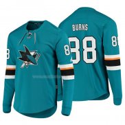 Maglia Hockey San Jose Sharks Brent Burns Platinum Verde