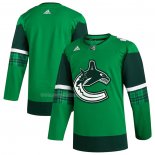 Maglia Hockey Vancouver Canucks 2023 St. Patrick's Day Autentico Verde