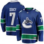 Maglia Hockey Vancouver Canucks Carson Soucy Home Premier Breakaway Blu