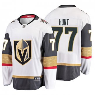 Maglia Hockey Vegas Golden Knights Brad Hunt 2019 Away Breakaway Bianco