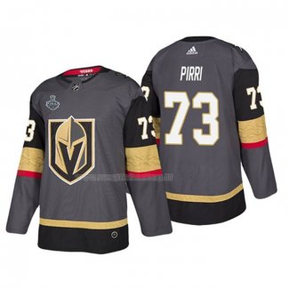 Maglia Hockey Vegas Golden Knights Brandon Pirri Bound Patch 2018 Stanley Cup Final Gris