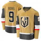 Maglia Hockey Vegas Golden Knights Jack Eichel Alternato Premier Breakaway Or