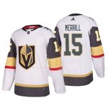 Maglia Hockey Vegas Golden Knights Jon Merrill Away Autentico Giocatore Bianco