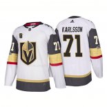 Maglia Hockey Vegas Golden Knights William Karlsson Away 2018 Bianco