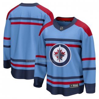 Maglia Hockey Vegas Winnipeg Jets Anniversario Premier Breakaway Blu