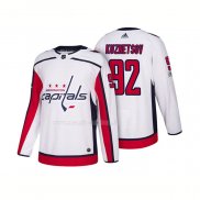 Maglia Hockey Washington Capitals Evgeny Kuznetsov Centennial Patch 2018 Bianco