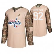 Maglia Hockey Washington Capitals Evgeny Kuznetsov Veterans Day Camuffamento