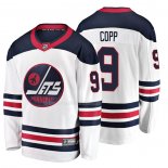 Maglia Hockey Winnipeg Jets Andrew Copp Heritage Breakaway Bianco