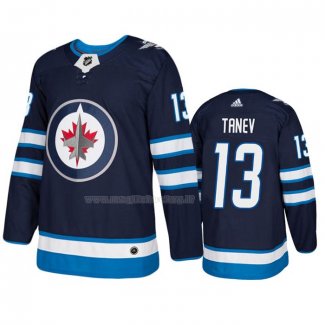 Maglia Hockey Winnipeg Jets Brandon Tanev Home Autentico Blu