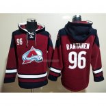 Felpa con Cappuccio Colorado Avalanche Mikko Rantanen Rosso