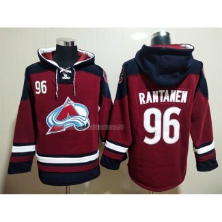 Felpa con Cappuccio Colorado Avalanche Mikko Rantanen Rosso