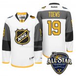 Maglia Hockey 2016 All Star Chicago Blackhawks Jonathan Toews Bianco