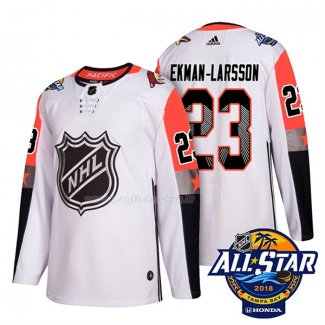 Maglia Hockey 2018 All Star Arizona Coyotes Arizona Oliver Ekman Larsson Autentico Bianco