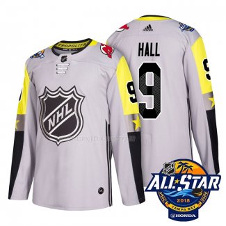 Maglia Hockey 2018 All Star New Jersey Devils Hall Autentico Gris