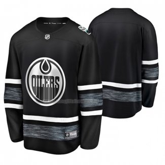 Maglia Hockey 2019 All Star Edmonton Oilers Nero