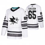 Maglia Hockey 2019 All Star San Jose Sharks Erik Karlsson Bianco2