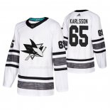 Maglia Hockey 2019 All Star San Jose Sharks Erik Karlsson Bianco2