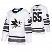 Maglia Hockey 2019 All Star San Jose Sharks Erik Karlsson Bianco2