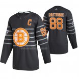 Maglia Hockey 2020 All Star Boston Bruins David Pastrnak Autentico Gris
