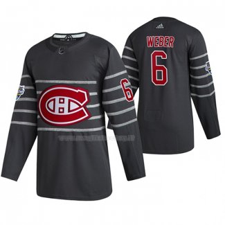 Maglia Hockey 2020 All Star Montreal Canadiens Shea Weber Autentico Gris