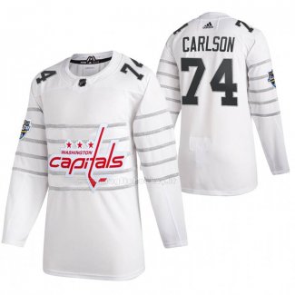 Maglia Hockey 2020 All Star Washington Capitals John Carlson Autentico Bianco