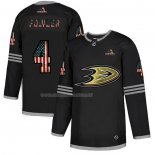 Maglia Hockey Anaheim Ducks Cam Fowler 2020 USA Flag Nero