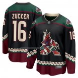 Maglia Hockey Arizona Coyotes Jason Zucker Home Breakaway Nero