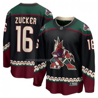 Maglia Hockey Arizona Coyotes Jason Zucker Home Breakaway Nero