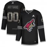 Maglia Hockey Arizona Coyotes Personalizzate Black Shadow Nero