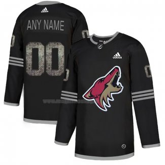 Maglia Hockey Arizona Coyotes Personalizzate Black Shadow Nero