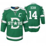 Maglia Hockey Bambino Dallas Stars Jamie Benn Replica Giocatore 2020 Winter Classic Verde