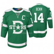 Maglia Hockey Bambino Dallas Stars Jamie Benn Replica Giocatore 2020 Winter Classic Verde