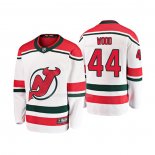 Maglia Hockey Bambino New Jersey Devils Miles Wood Alternato Breakaway Bianco