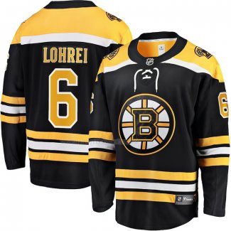 Maglia Hockey Boston Bruins Mason Lohrei Home Premier Breakaway Nero