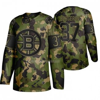 Maglia Hockey Boston Bruins Patrice Bergeron Memorial Day Camuffamento