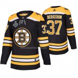 Maglia Hockey Boston Bruins Patrice Bergeron Stanley Cup Final Home Nero
