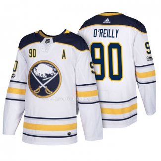 Maglia Hockey Buffalo Sabres Ryan O'reilly 2018 New Season Team Road Bianco