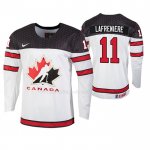 Maglia Hockey Canada Alexis Lafreniere 2020 Iihf World Junior Championship Bianco