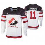 Maglia Hockey Canada Alexis Lafreniere 2020 Iihf World Junior Championship Bianco