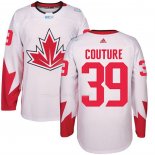 Maglia Hockey Canada Logan Couture 39 2016 World Cup Bianco
