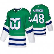 Maglia Hockey Carolina Hurricanes Jordan Martinook Whalers Night Verde