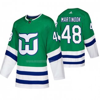 Maglia Hockey Carolina Hurricanes Jordan Martinook Whalers Night Verde