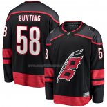 Maglia Hockey Carolina Hurricanes Michael Bunting Home Breakaway Nero