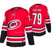 Maglia Hockey Carolina Hurricanes Micheal Ferland Home Autentico Rosso